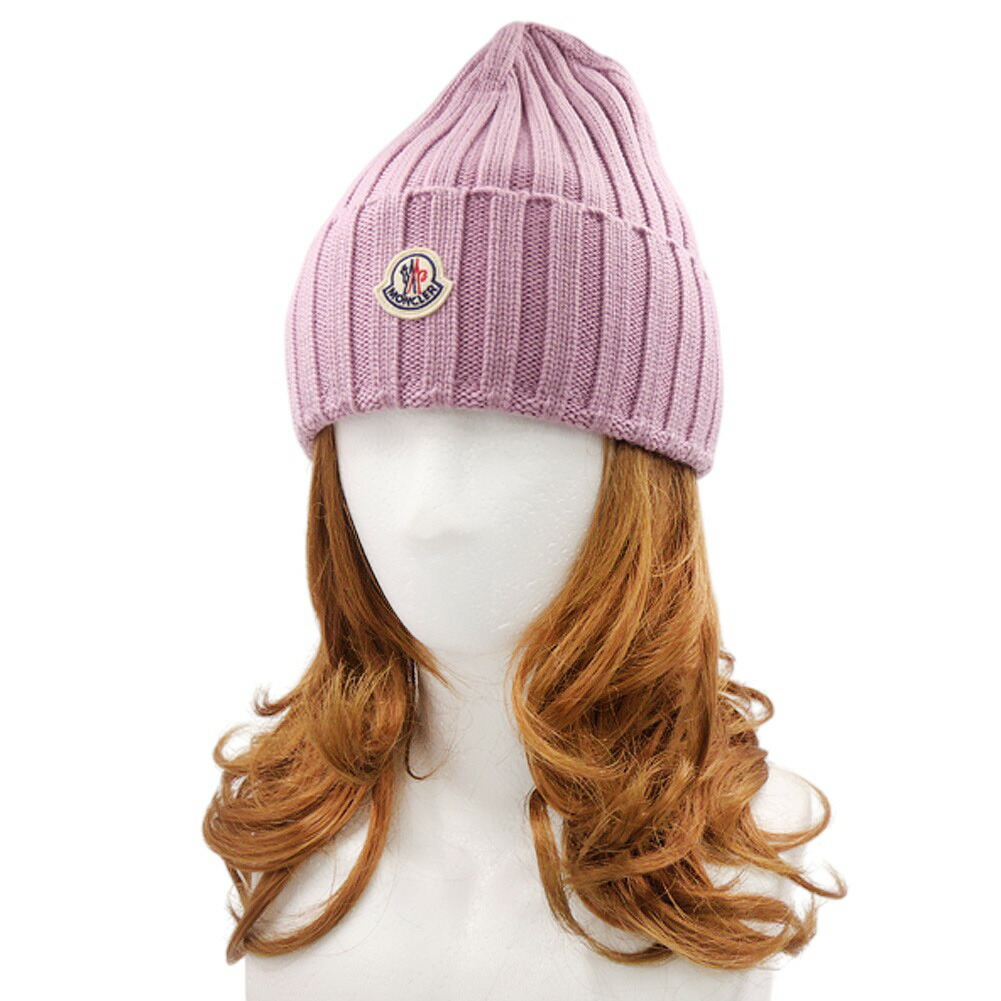 モンクレール MONCLER 人気 ニットキャップ ニット帽 ピンク