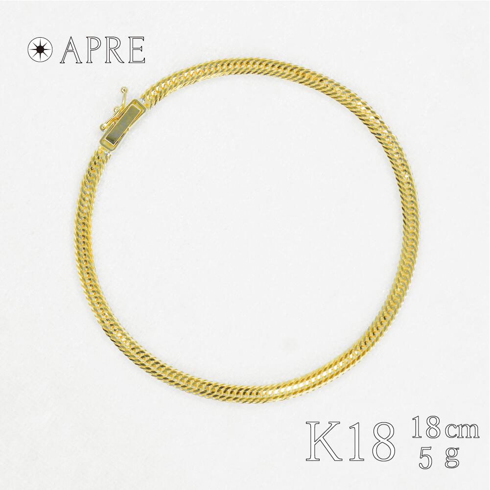 楽天市場】喜平 ブレスレット K18 トリプル12面 18cm 5g 造幣局検定