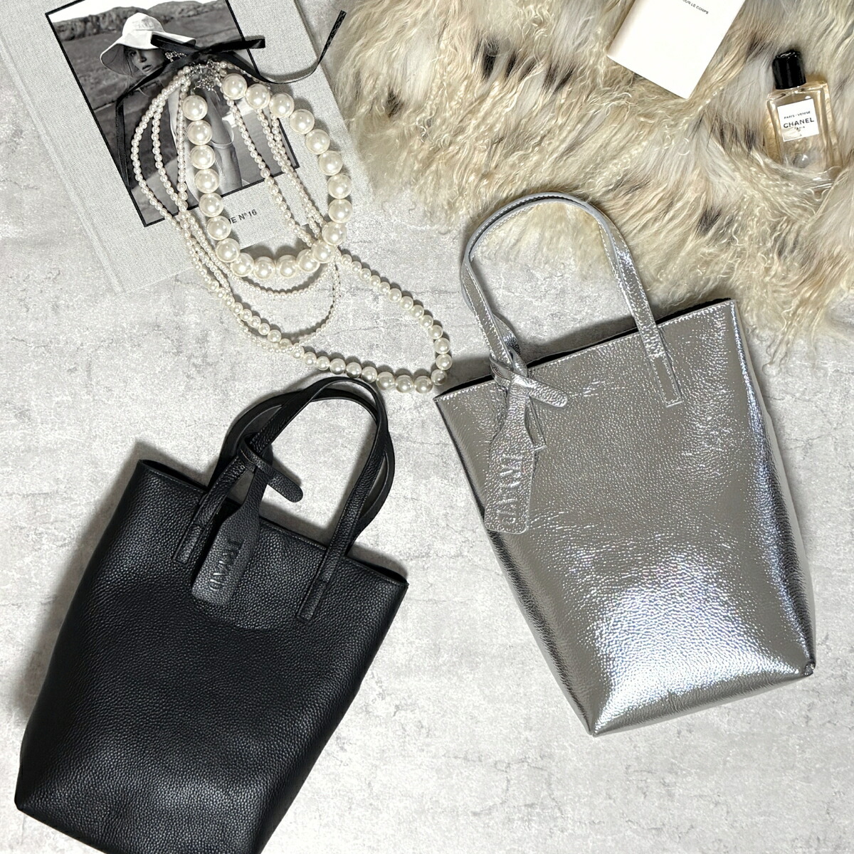 楽天市場】シルバー バッグ おしゃれ【LAPY】シルバーバッグ 本革