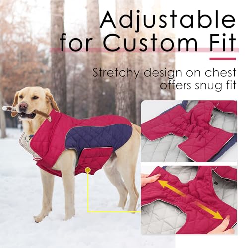 楽天市場】ThinkPet 寒い天候の犬コート-防水防風リバーシブルの犬冬