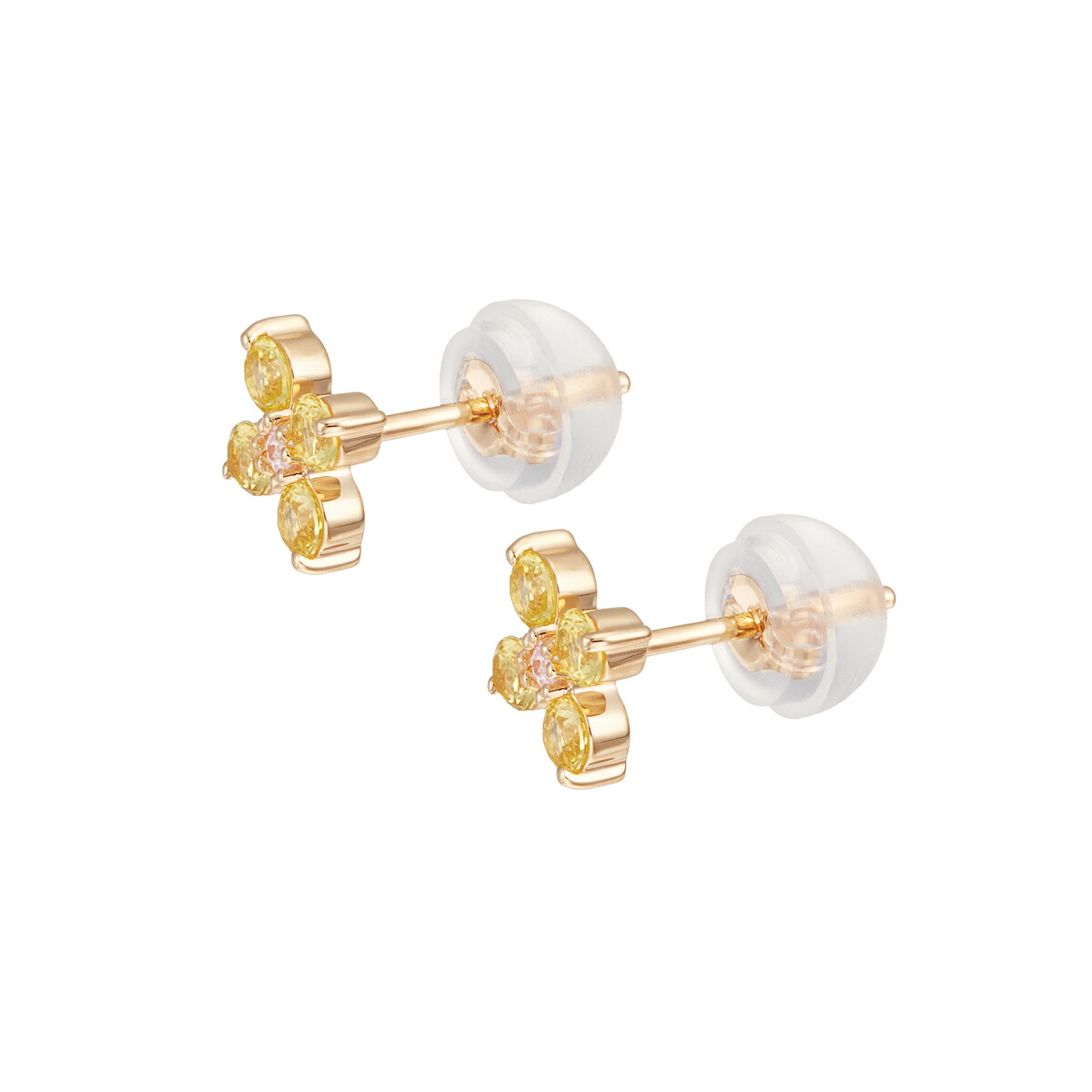 楽天市場】K10イエローゴールドイエローサファイアピアス : ジュエリー