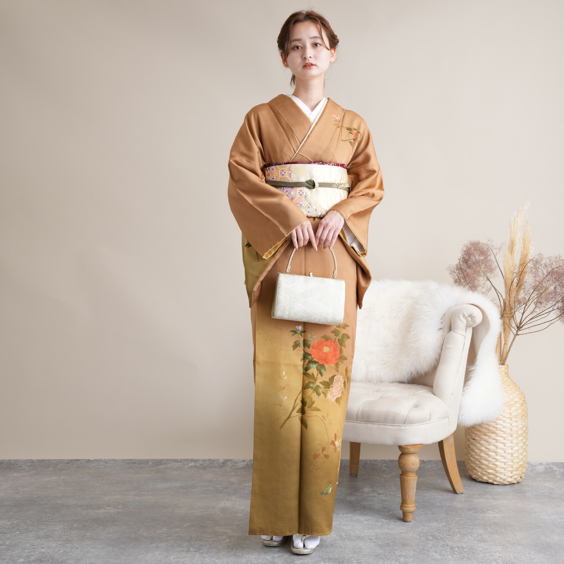 楽天市場】【レンタル】訪問着 結婚式 卒業式 お茶会 食事会 入学式 お