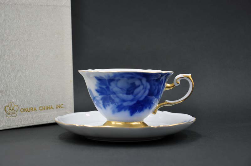 楽天市場】大倉陶園 岡染ぼたんカップ&ソーサー (1客/碗皿)【送料無料