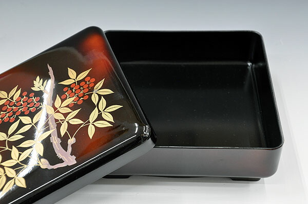 重箱 今津塗 南天 6.5寸 重箱 今津塗 南天 6.5寸 今津塗 重箱 南天 6.5寸