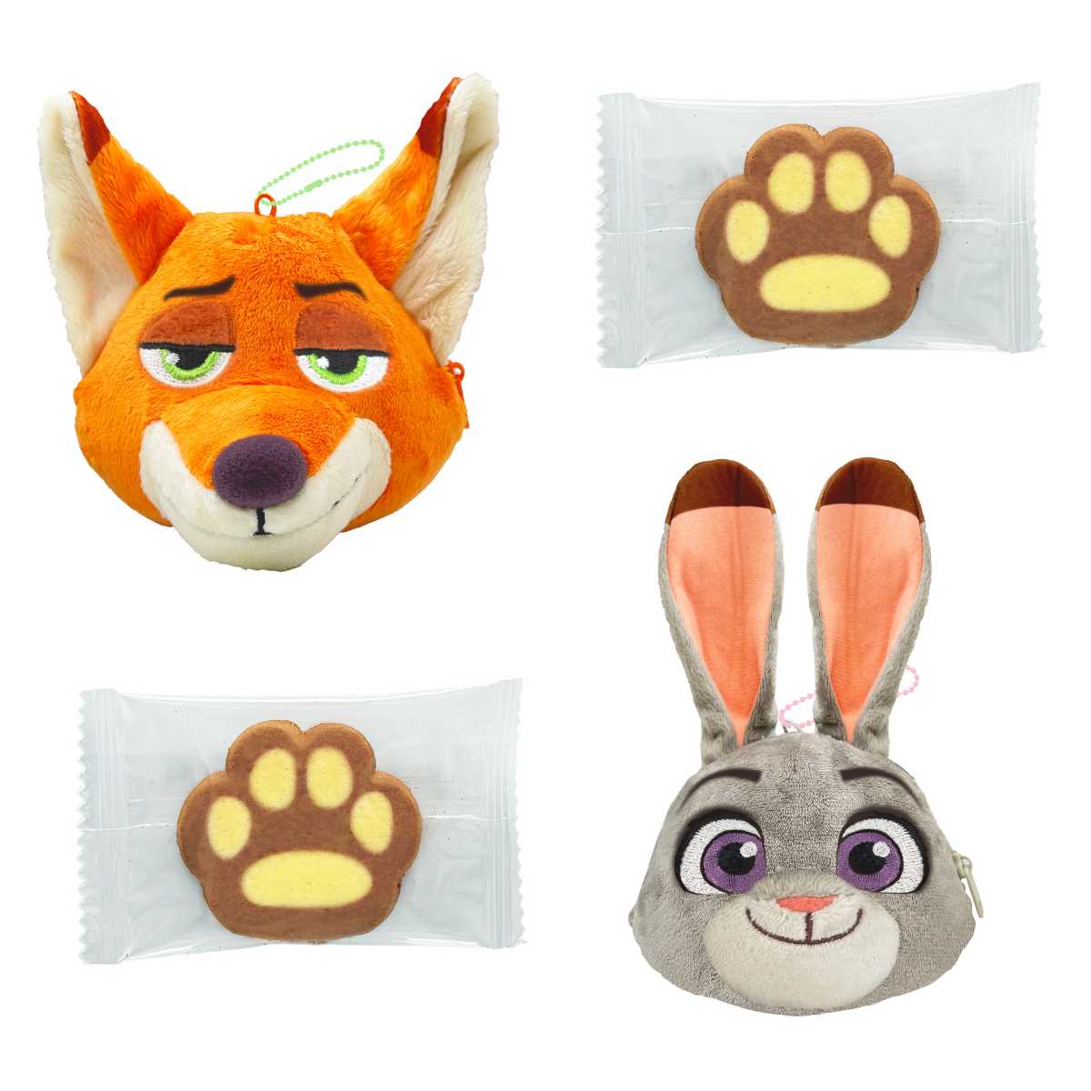 楽天市場】ズートピア 立体フェイスポーチ ジュディ ニック お菓子入り