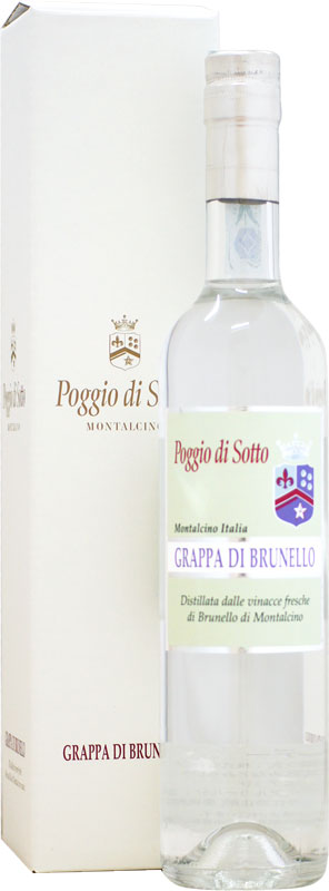 楽天市場】ポッジョ・ディ・ソット グラッパ・ディ・ブルネッロ NV
