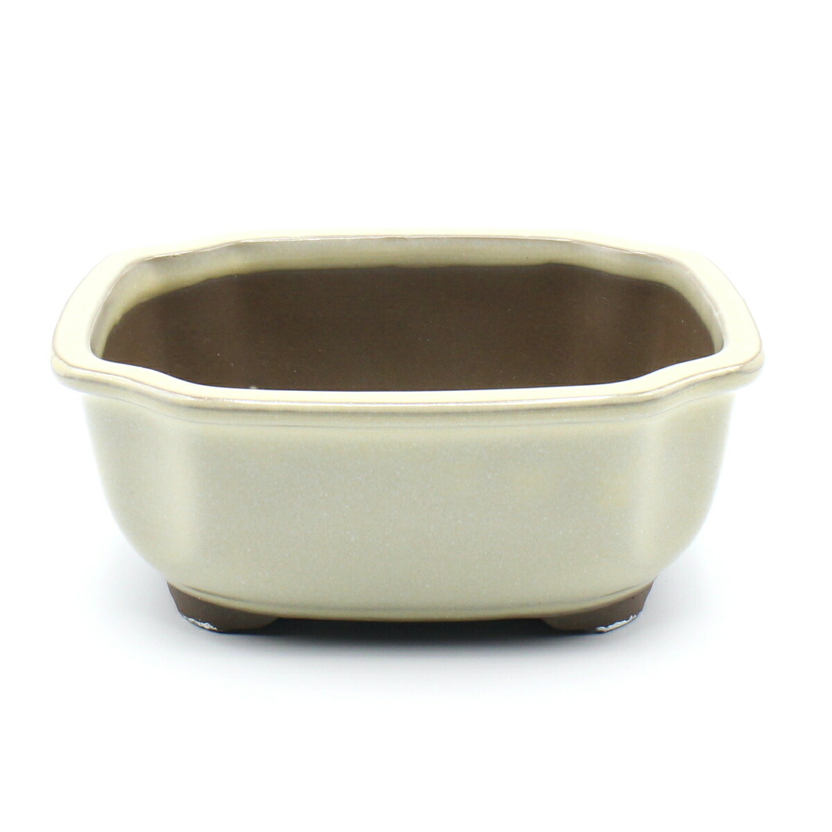 019.【陶翠窯】モッコ型3号盆栽鉢/植木鉢 019.【陶翠窯】モッコ型3号