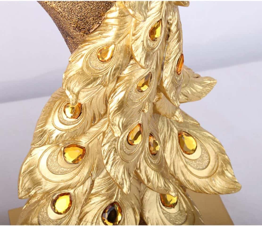 銅器 孔雀尊 リビング 玄関 博古架 装飾品 現代工芸品 置物 銅器 孔雀