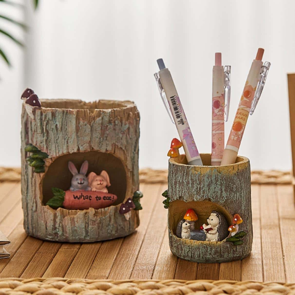 楽天市場】文房具収納 かわいい 置物 カントリー風 ミニオブジェ 小物