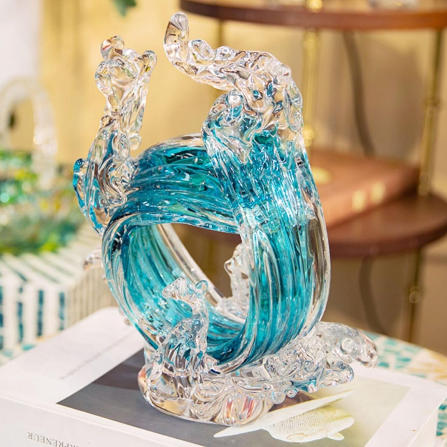 希少 切子 クリスタル カット ガラス バスケット 鉢 オブジェ 置物