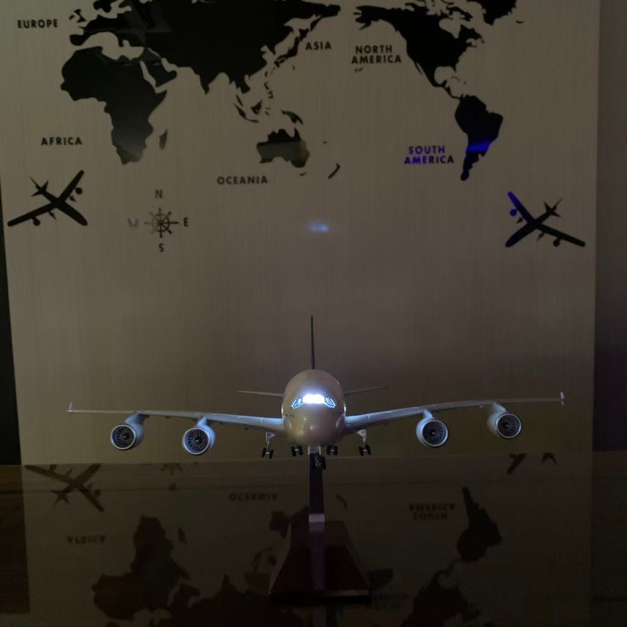 楽天市場】エディハドA380 模型飛行機 LEDライト ギア付き