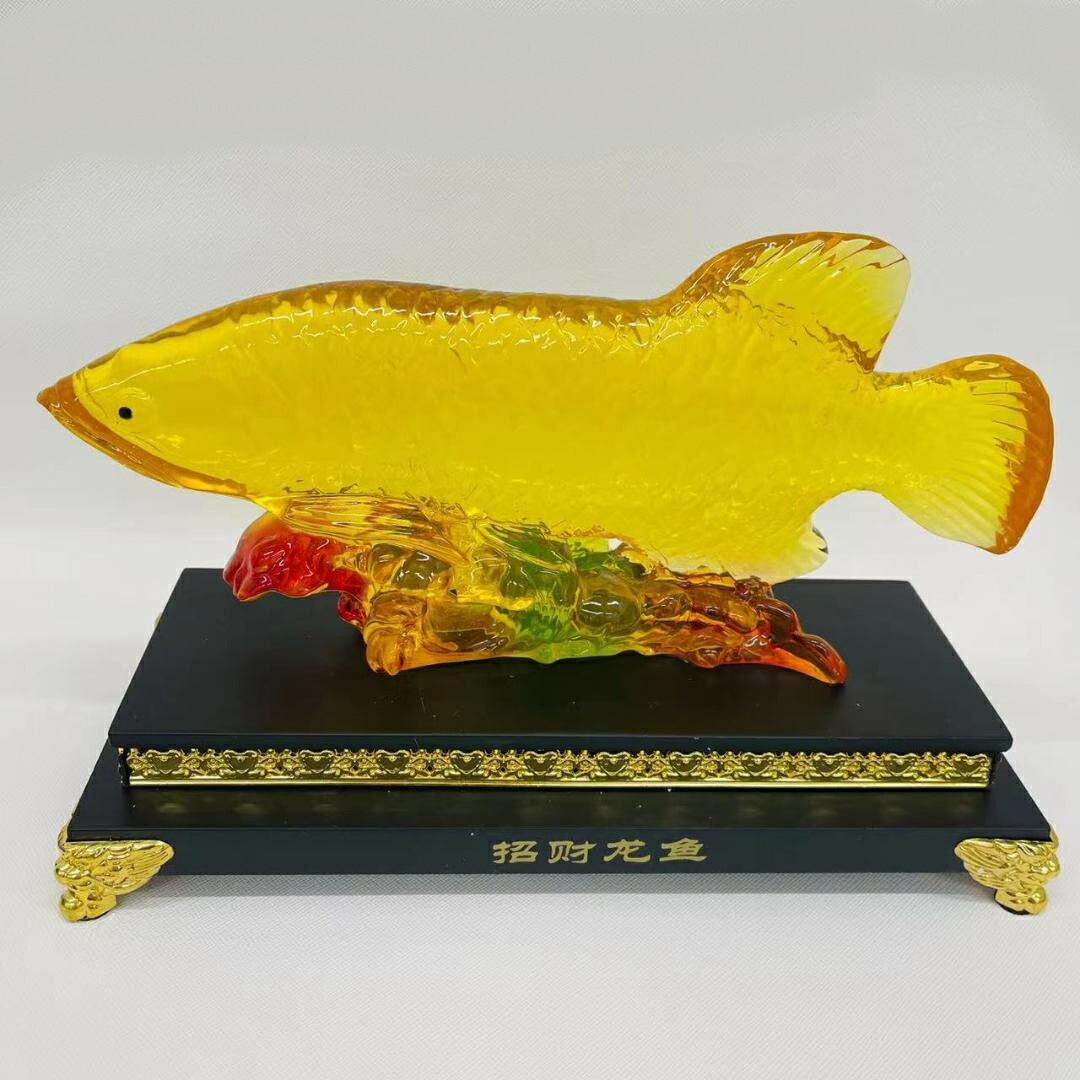 楽天市場】アロワナ 置物 金龍魚 飾り物 置物 プレゼント 雑貨 商売