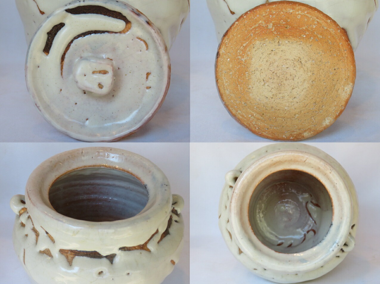 水指、萩焼、宇田川聖谷作 萩焼水指 宇田川聖谷作 茶道具 Antique