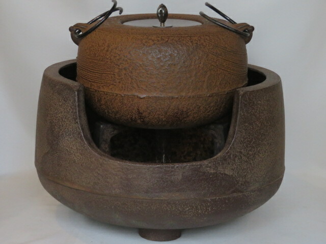 楽天市場】（六月◇特売品）釜師 佐藤浄清作 啐啄斎好 鉄道安風炉 釜師