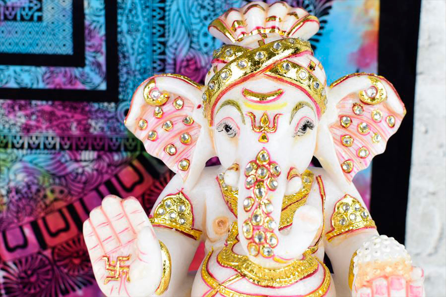 楽天市場】ガネーシャ 置物 ◇豪華絢爛・特級品◇最高級エクストラ