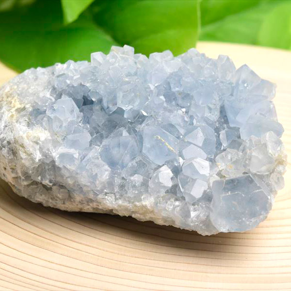 値下】セレスタイト 原石 晶洞 クラスター セレスティアルピロー