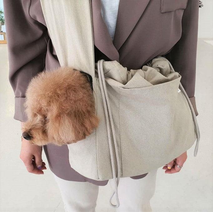 楽天市場】※予約販売【DOUBLE COMMA】 犬 キャリーバッグ お散歩バッグ