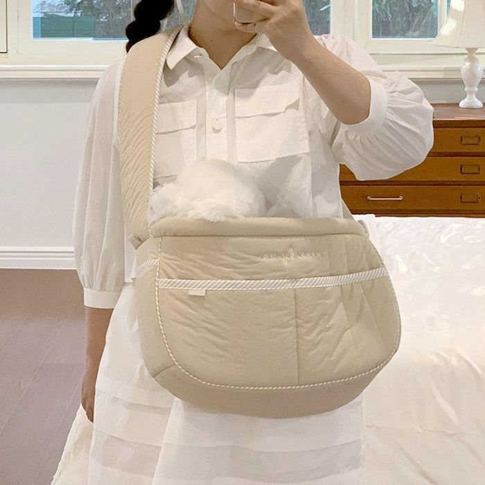 楽天市場】※予約販売【near by us】tarte bag (mocha beige) 韓国