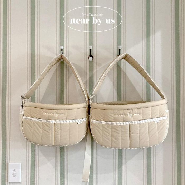 楽天市場】※予約販売【near by us】tarte bag (mocha beige) 韓国