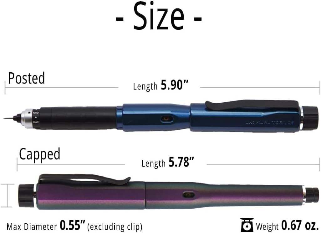 三菱鉛筆 KURUTOGA DIVE クルトガダイブ オーロラパープル