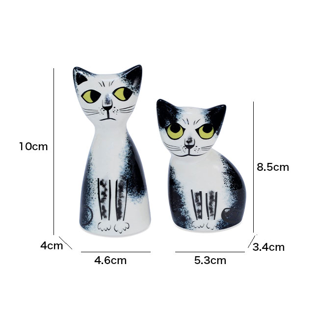 楽天市場】＼特典あり／HannahTurner ソルト＆ペッパー キャット[塩