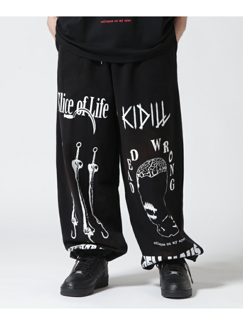 楽天市場】KIDILL/キディル/DISTRESSED FABRIC バギースウェットパンツ