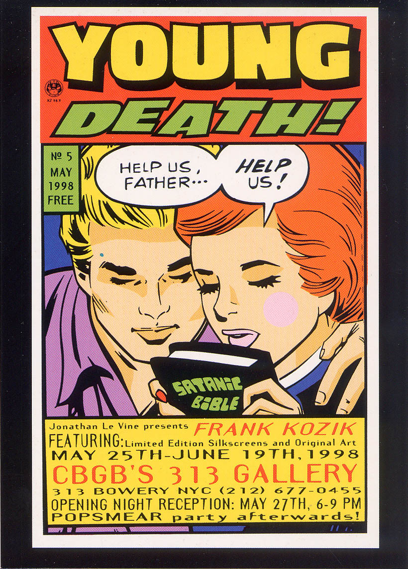 フランク・コジック 喫煙うさぎ Vintage Frank Kozik Smoking Bunny