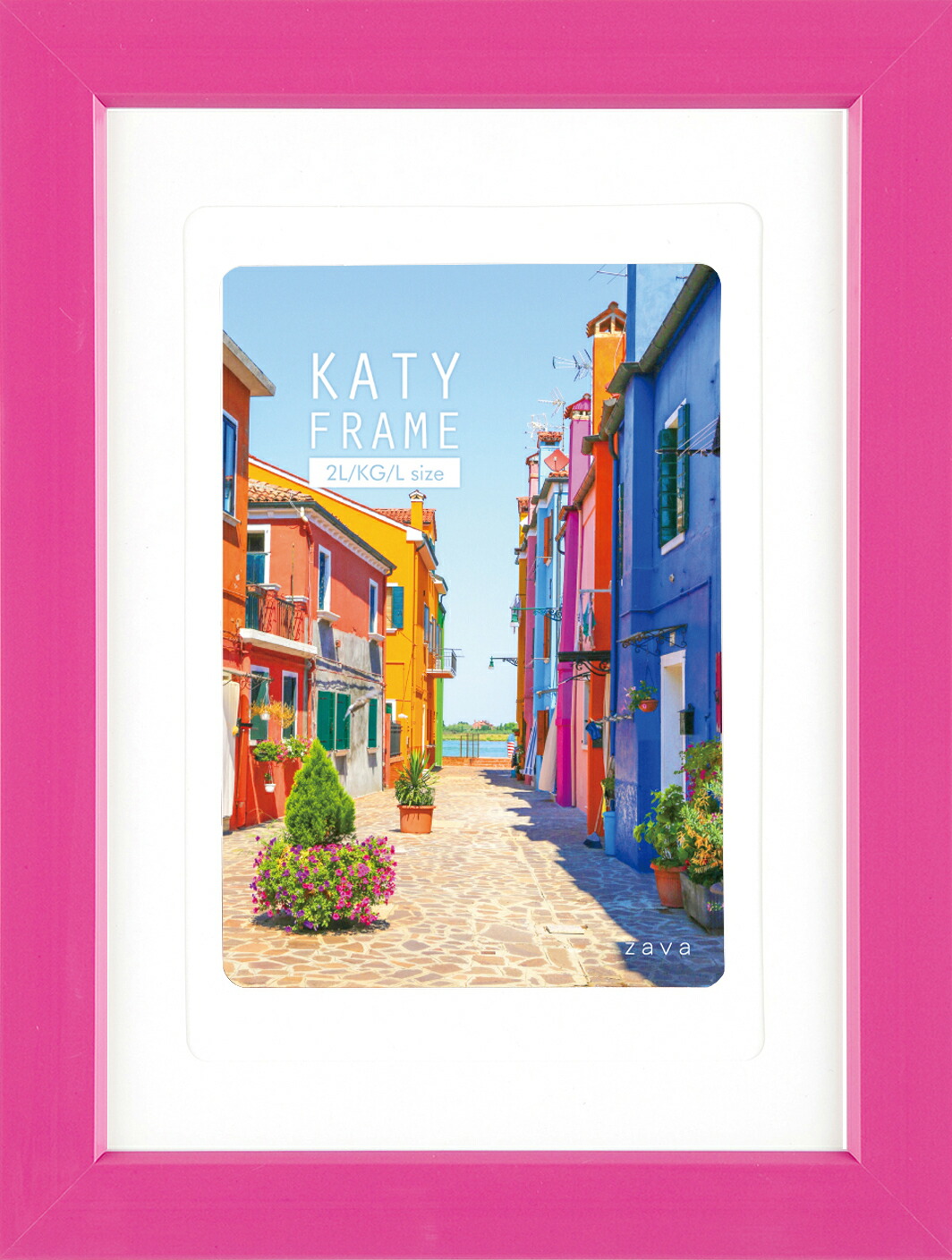 楽天市場】KATYフレーム 2L判 L判/ハガキ対応マット付き 全9色 万丈