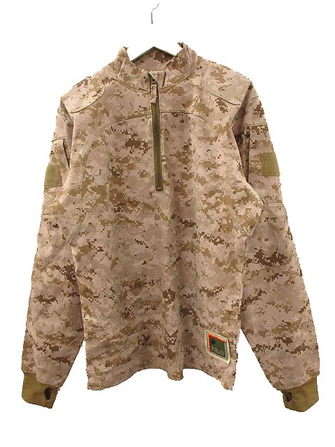 US 米軍実物 USMC FROG コンバットシャツ ウッドランド マーパット