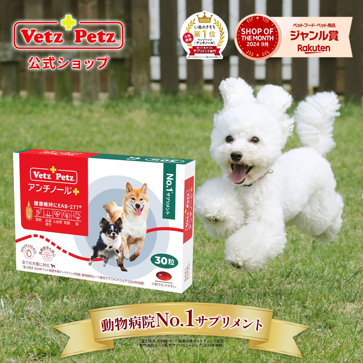 Vetz Petz アンチノールプラス犬用 146粒（一箱＋56粒）