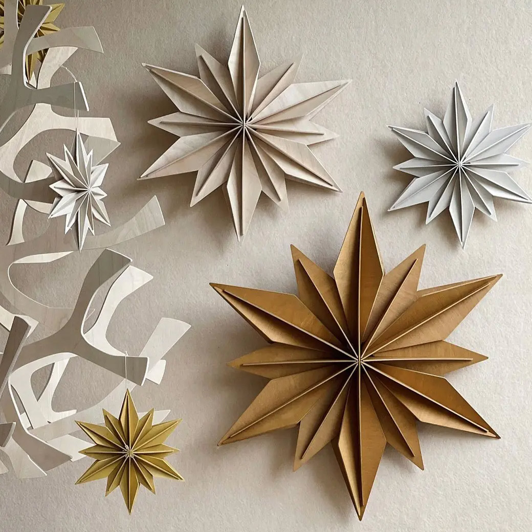 楽天市場】星型 飾り スター オブジェ 木製 Lovi 吊り下げ 壁掛け