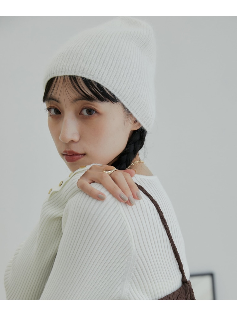 楽天市場】【SALE／60%OFF】アンゴラ混ニットビーニー VIS ビス 帽子