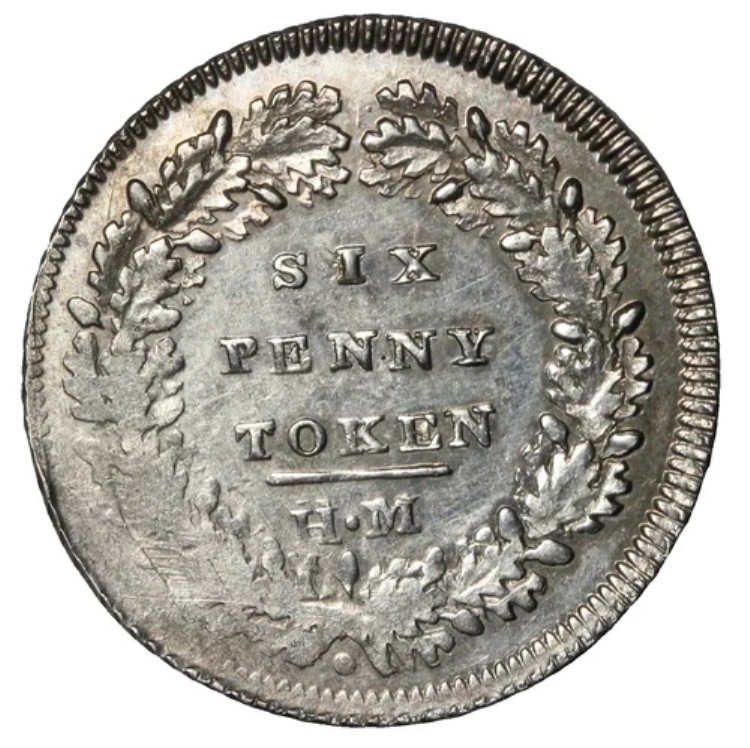 イングランド王国 ｜ 6ペンス銀貨｜1604年｜ジェームズ1世イギリス