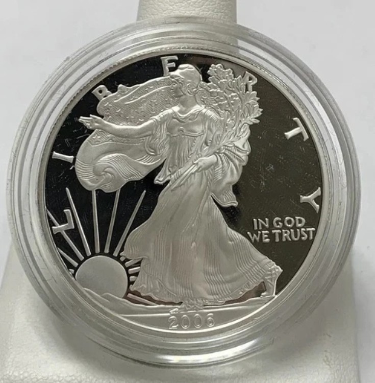 マ*生様 2006W アメリカ シルバーイーグル 1オンス 1ドル銀貨 PR70DCAM