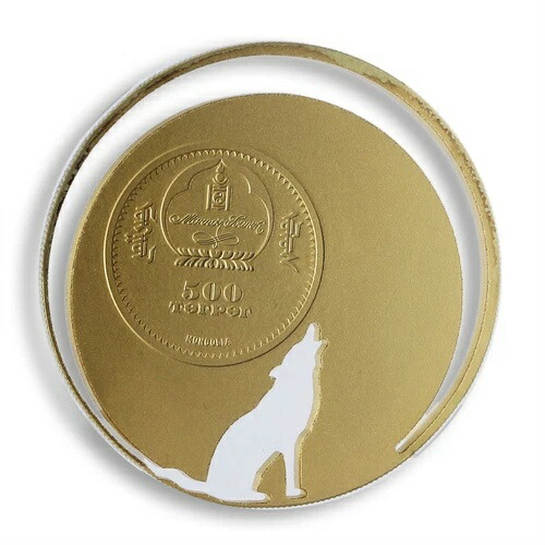 楽天市場】モンゴル 500トゥグルグ オオカミ野生動物 NGC MS66