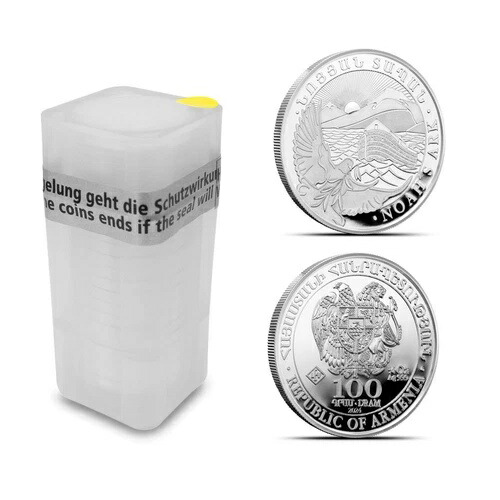 楽天市場】2024年 1/4オンス アルメニア シルバー ノアの箱舟コイン