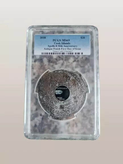 ゲームではありません!激レア!20年物銀貨アポロ11号記念シルバー