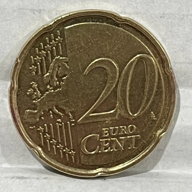 楽天市場】フランス 20セントユーロコイン 2008年 完璧な状態 非常に