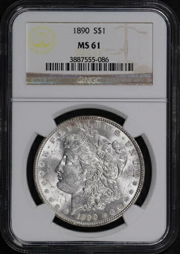 楽天市場】1890年モルガン・ダラー NGC MS-61 : WORLD RESOURCE【KING店】