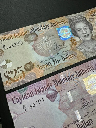 楽天市場】ケイマン諸島記念セット25 50ドル紙幣と70ドル紙幣 2022 UNC
