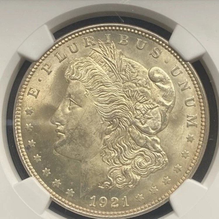 1921モルガンダラー銀貨 NGC MS64 1921 Morgan Silver Dollar Coin