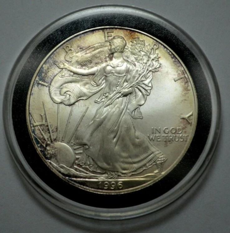 1996年 アメリカン・シルバー・イーグル 1ドル アメリカ】アメリカン