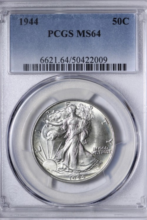 楽天市場】BU 1944 ウォーキング・リバティ ハーフダラー PCGS MS64