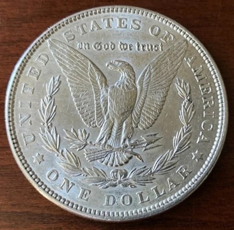 し*ー様 アメリカ モルガン1ドル銀貨 1884年 26.6グラム ミント無し