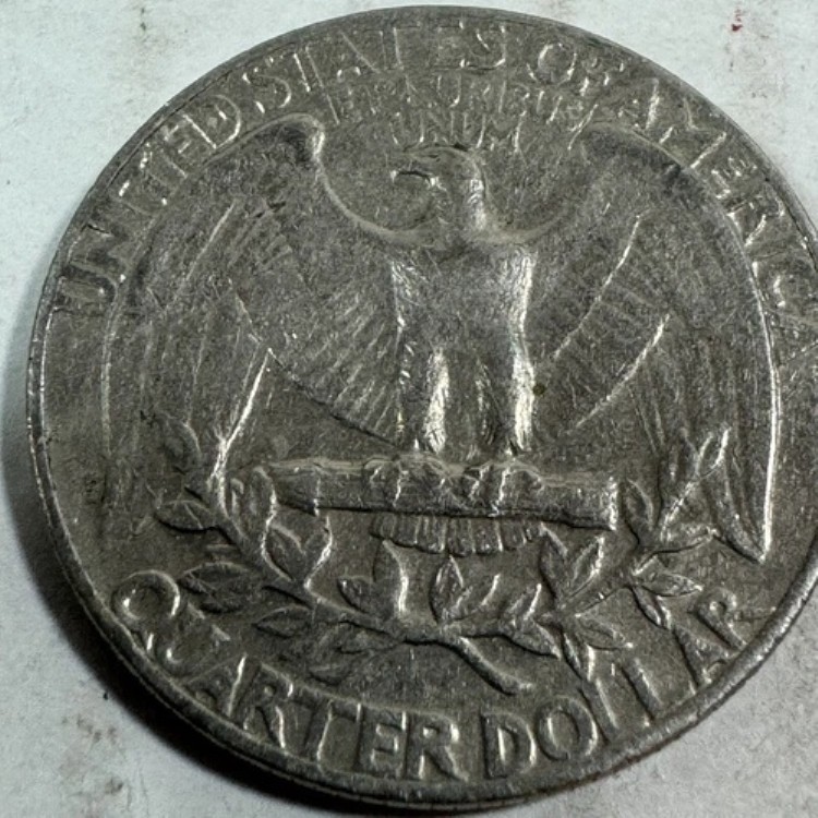 1970年】25セント ミントマーク無し 1972年25セント硬貨、ミントマーク