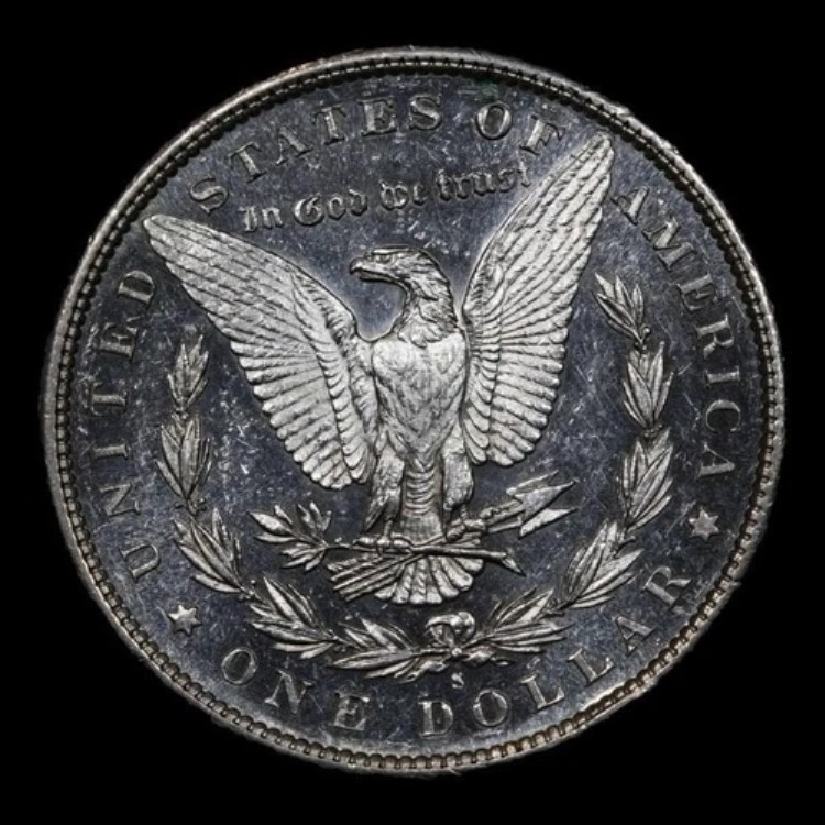 1890年代 モルガン・ダラー 1ドル * 日付良好 * GEM Unc + DMPL * 非常