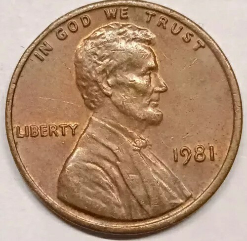 リンカーン 1セント 希少1982年製・ミントマークなし リンカーン