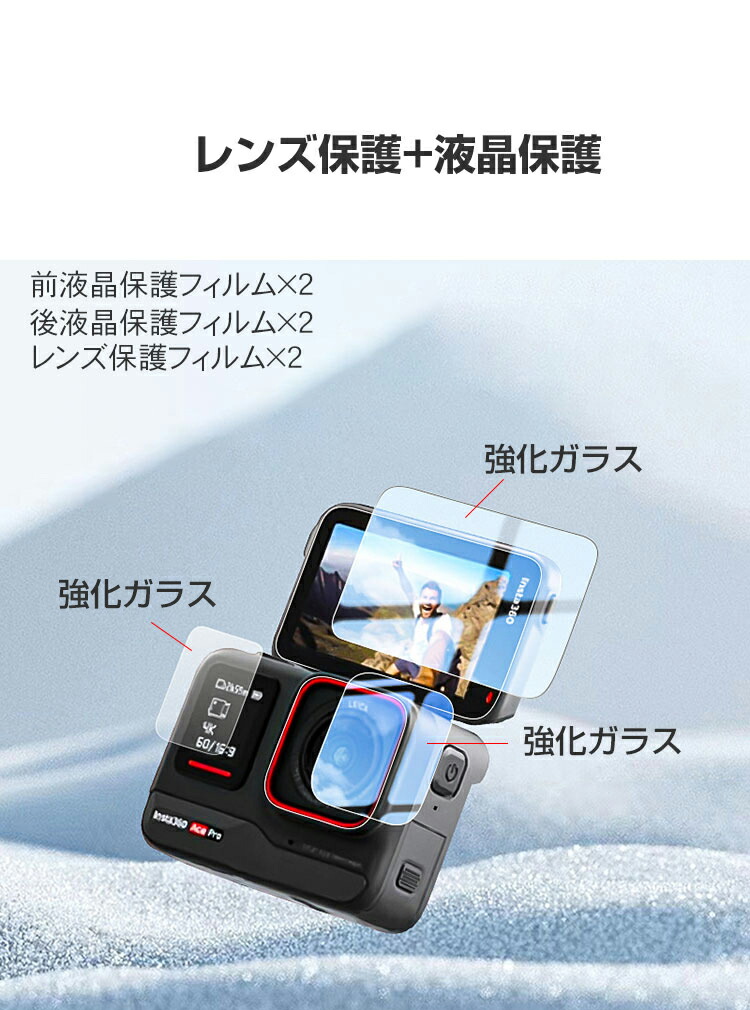 楽天市場】Insta360 Ace Ace Pro フィルム アクションカメラ デュアル