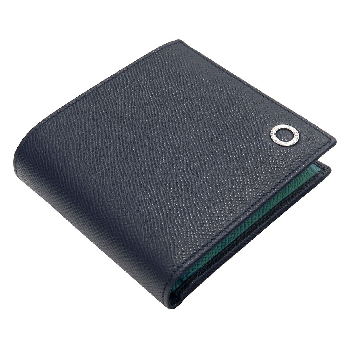 楽天市場】BVLGARI ブルガリ 財布 二つ折り メンズマン ネイビー