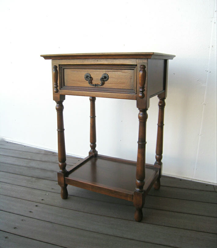 コンソール】曙工芸製作所 サイドテーブル 花台 飾り台 収納棚 電話台